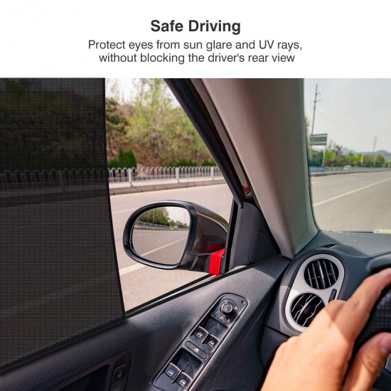 Car Window Sun Shade Mesh Cover